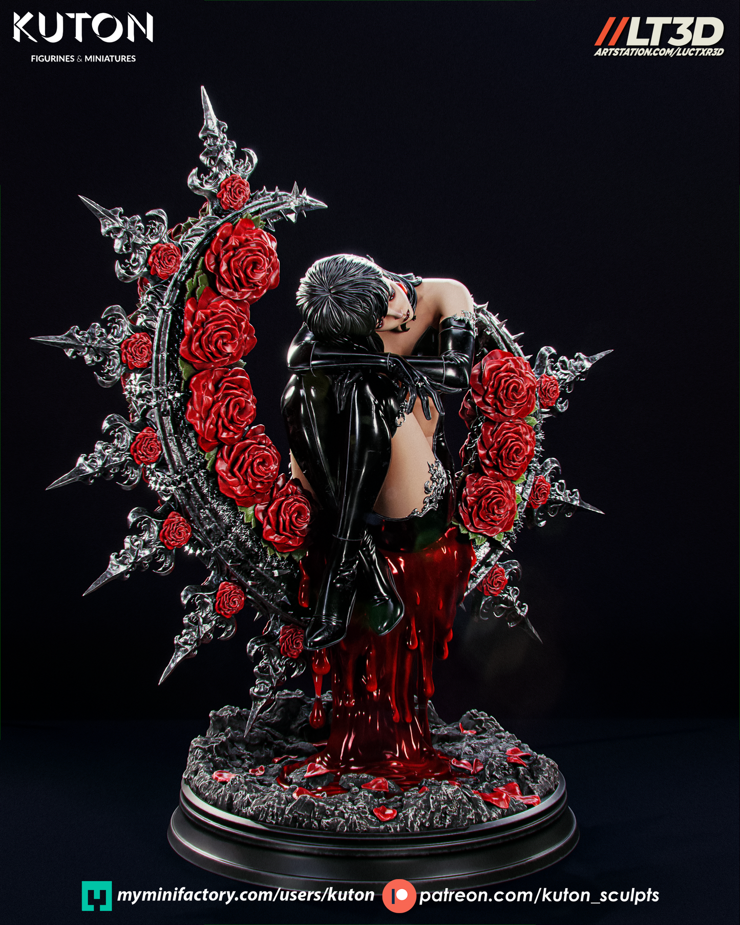 Morvayne 3D Printed Scuplt Statue Model Kit -  10 scale