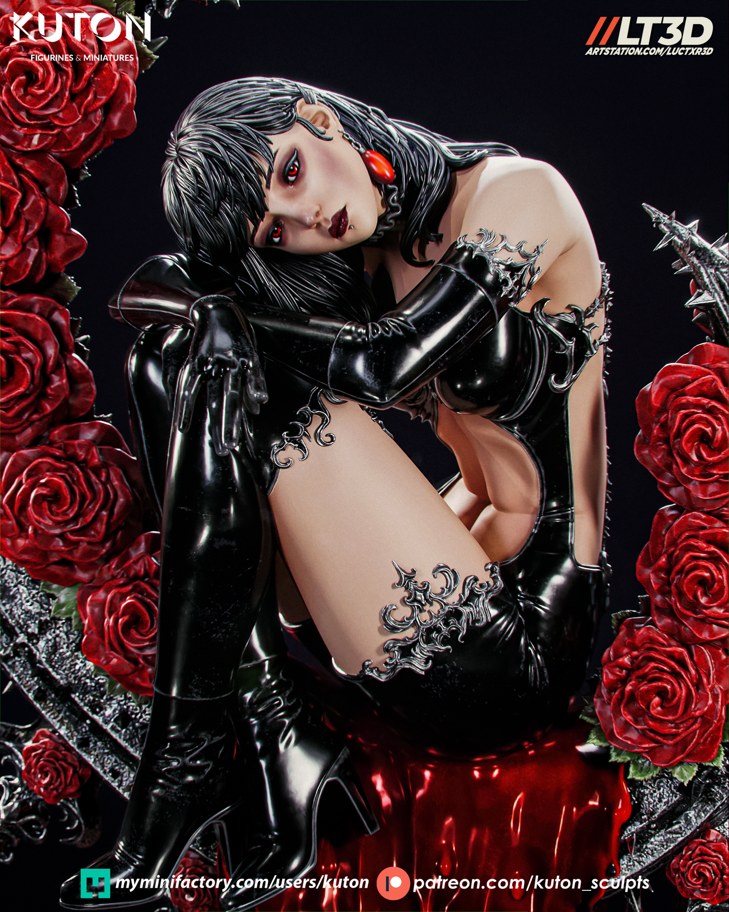 Morvayne 3D Printed Scuplt Statue Model Kit -  10 scale