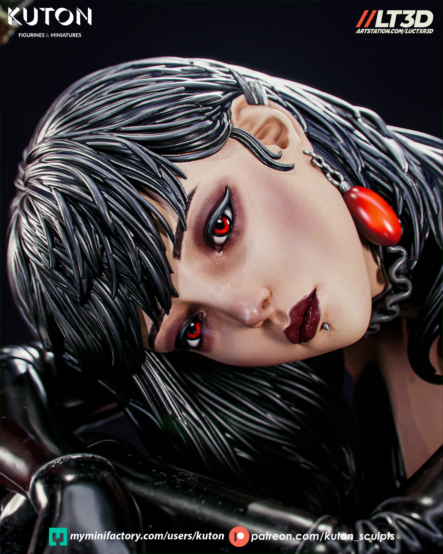 Morvayne 3D Printed Scuplt Statue Model Kit -  10 scale