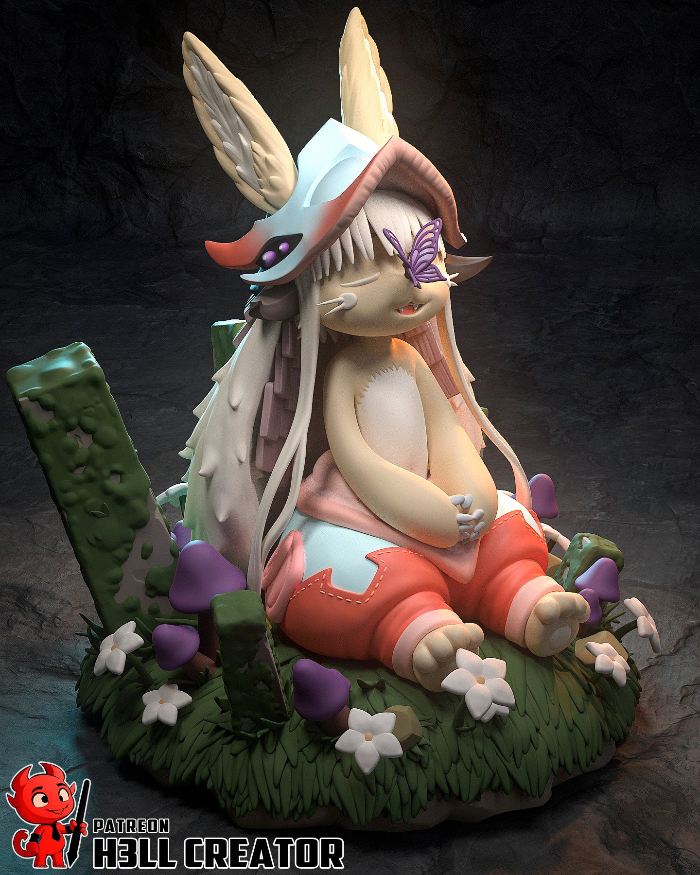 Nanachi (Made in Abyss) - 3D Printed 1:10 Fan Art Model Kit