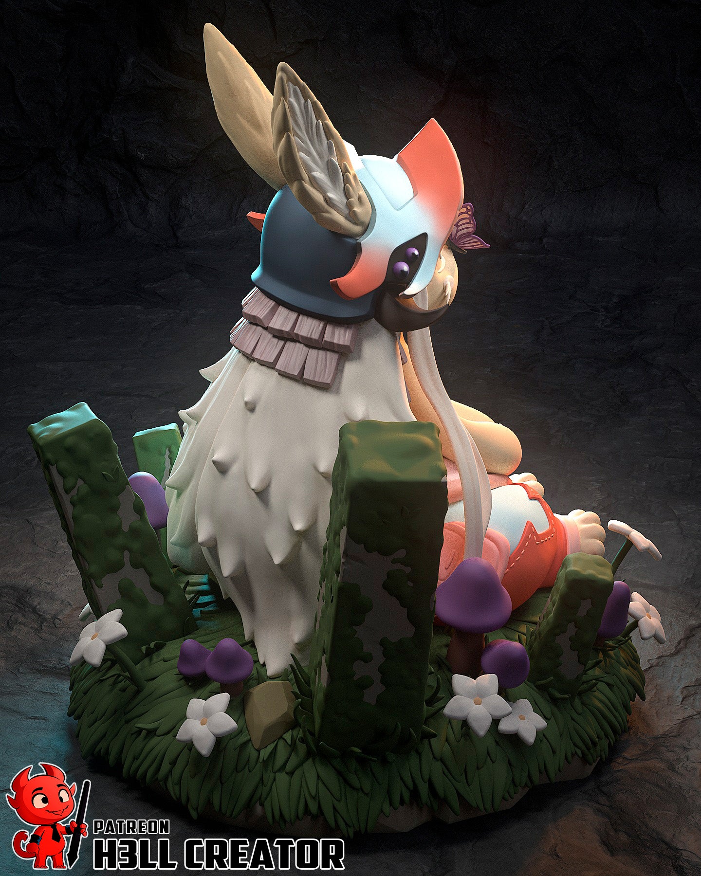 Nanachi (Made in Abyss) - 3D Printed 1:10 Fan Art Model Kit