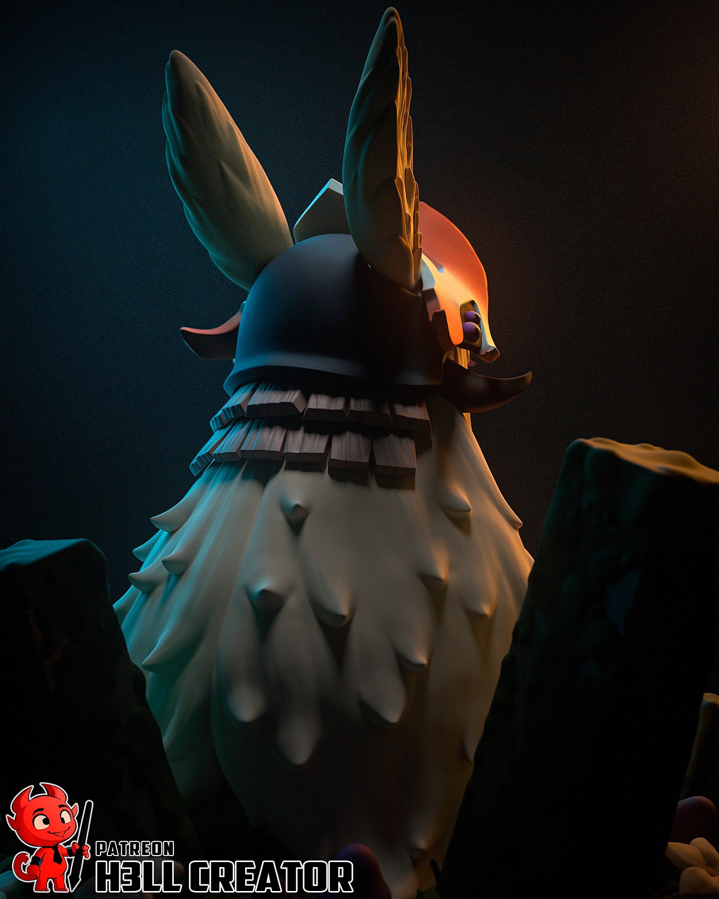 Nanachi (Made in Abyss) - 3D Printed 1:10 Fan Art Model Kit