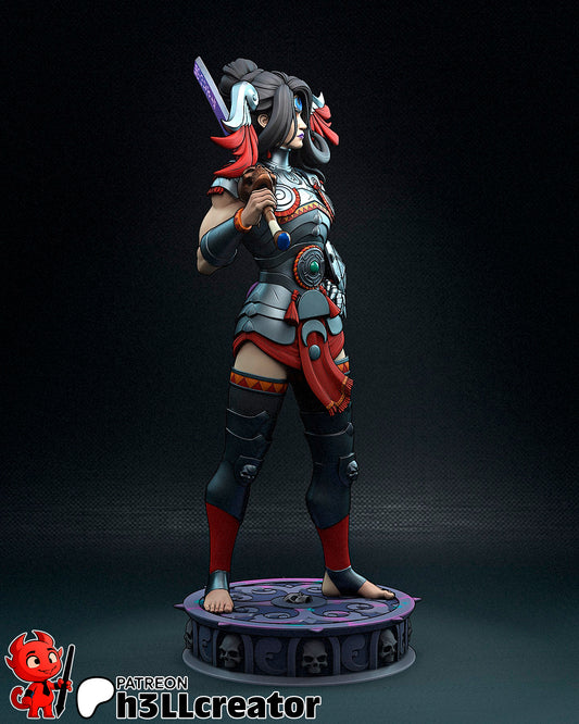 Nemisis -3D Printed Statue Model Kit- 12 Scale  Statue / Bust