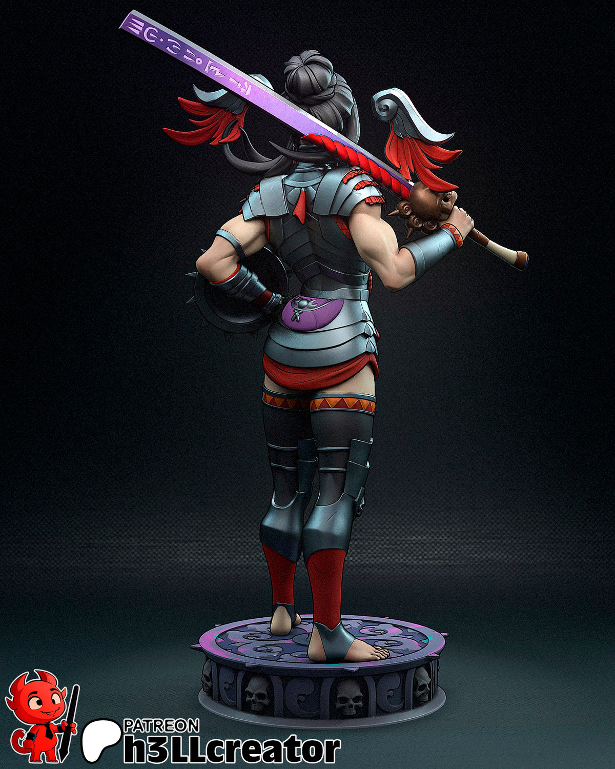 Nemisis -3D Printed Statue Model Kit- 12 Scale  Statue / Bust