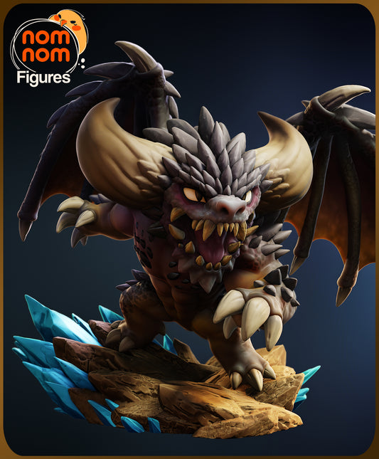 Nergigante (Monster Hunter) 3d Printed Model Kit - Chibi