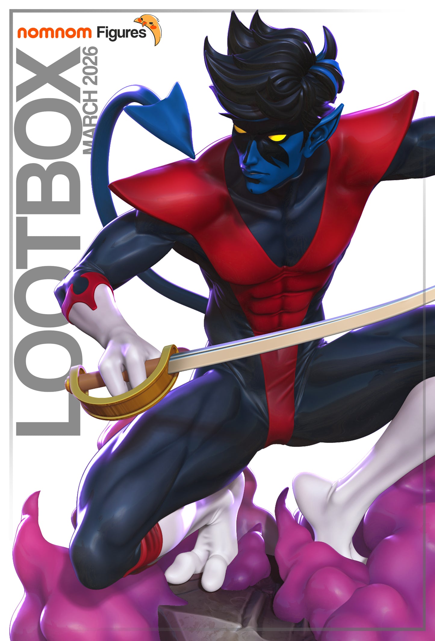 Nightcrawler (X-Men) 3d Printed Model Kit