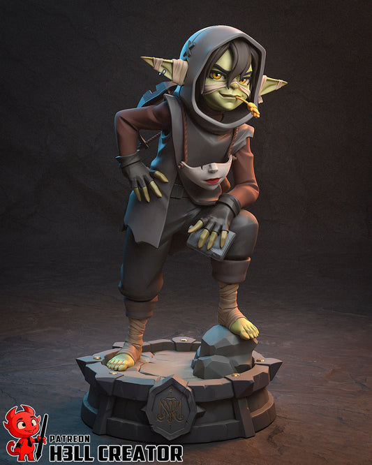 Nott the Brave 3D Printed Statue  or Bust Model Kit - 1:10 Scale