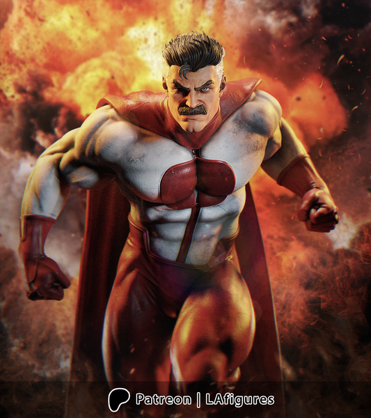 Omni-Man (Invincible) Statue - Fan Art 10 scale 3D Print Kit