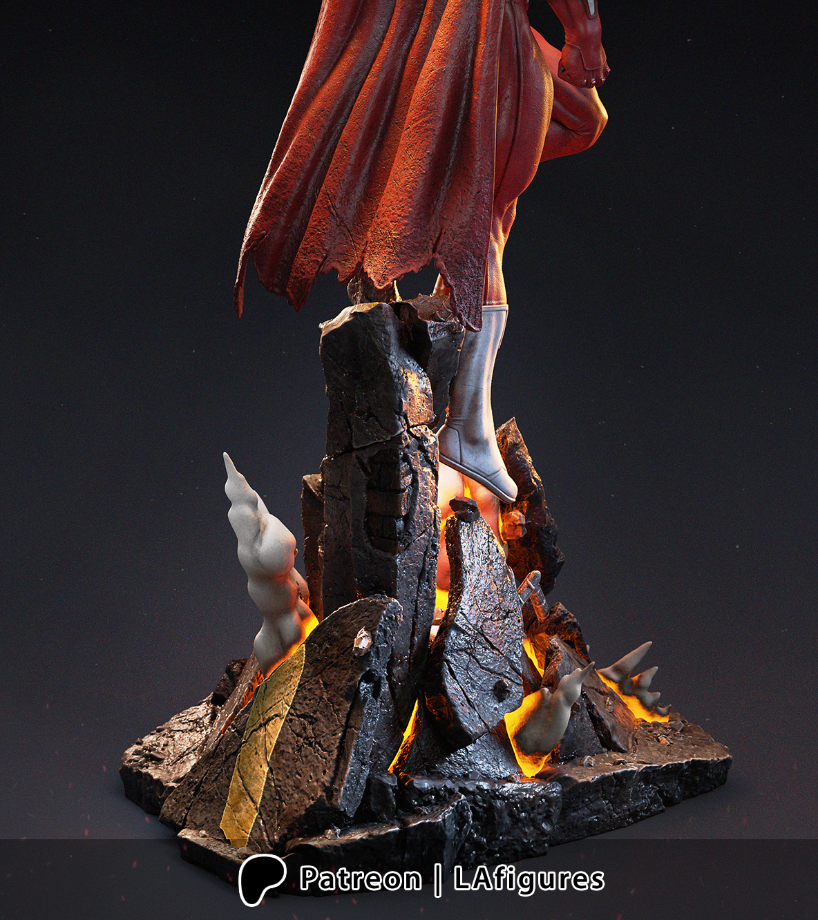 Omni-Man (Invincible) Statue - Fan Art 10 scale 3D Print Kit