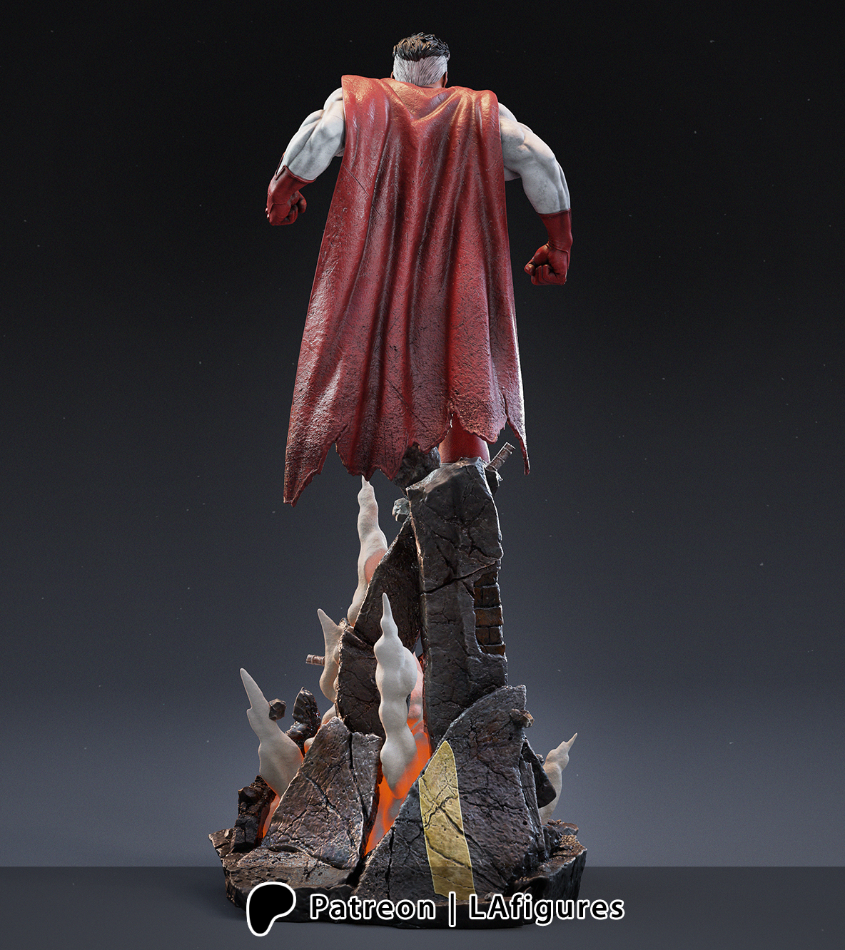 Omni-Man (Invincible) Statue - Fan Art 10 scale 3D Print Kit