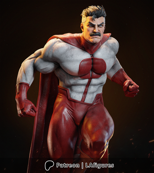 Omni-Man (Invincible) Statue - Fan Art 10 scale 3D Print Kit