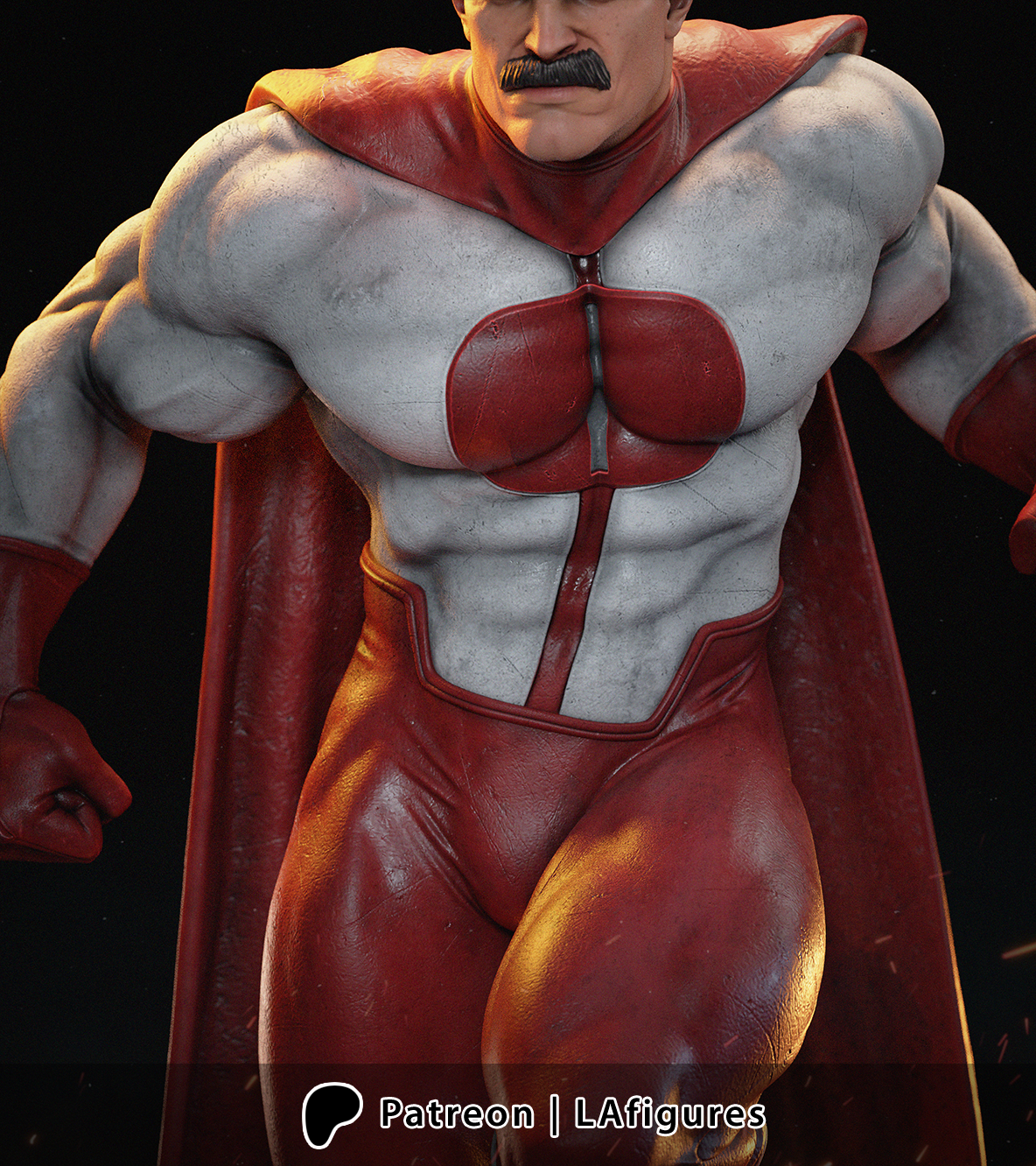 Omni-Man (Invincible) Statue - Fan Art 10 scale 3D Print Kit