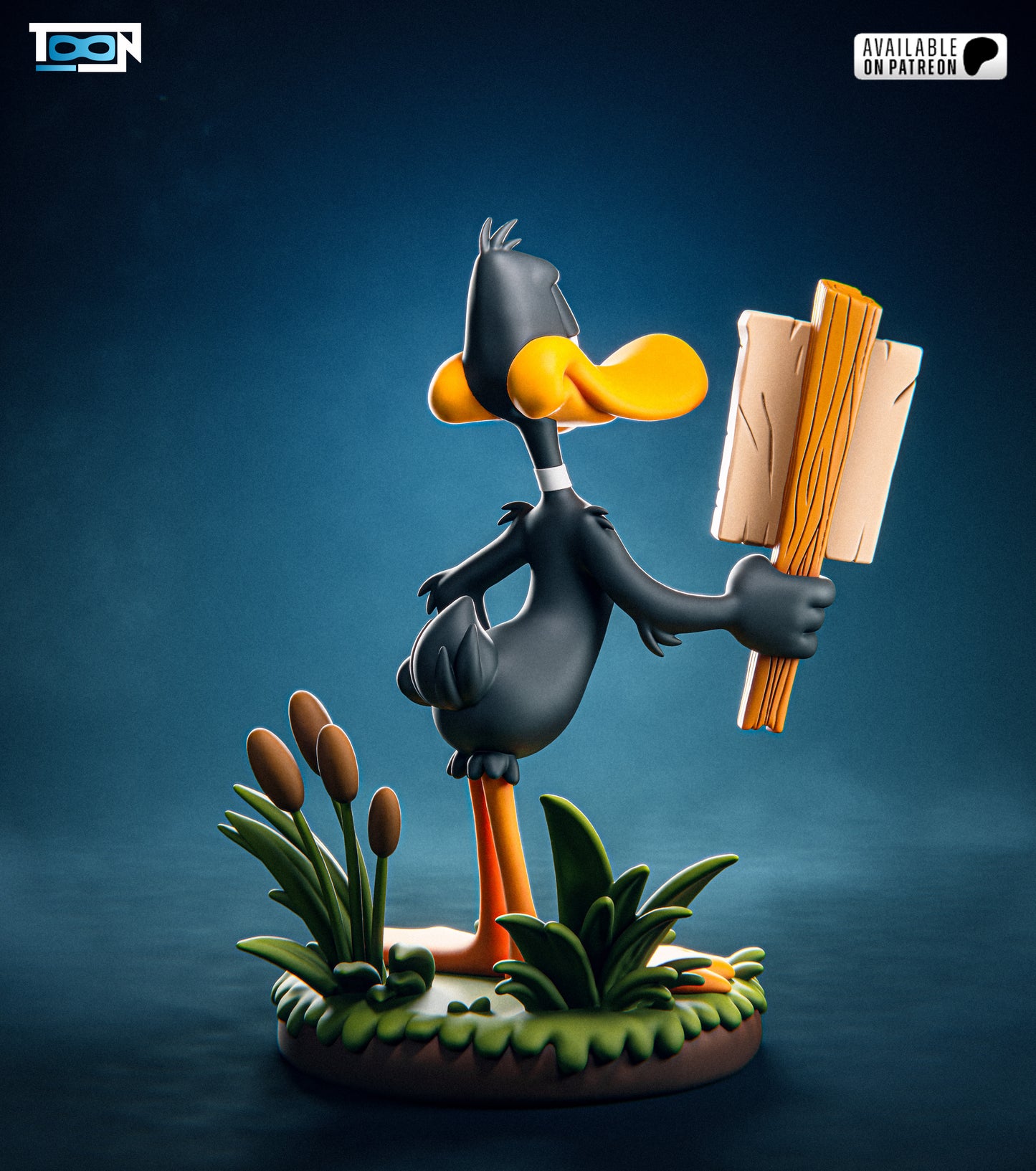 Daffy Duck (Looney Tunes) - 3D Printed Model Kit 1:6 Scale