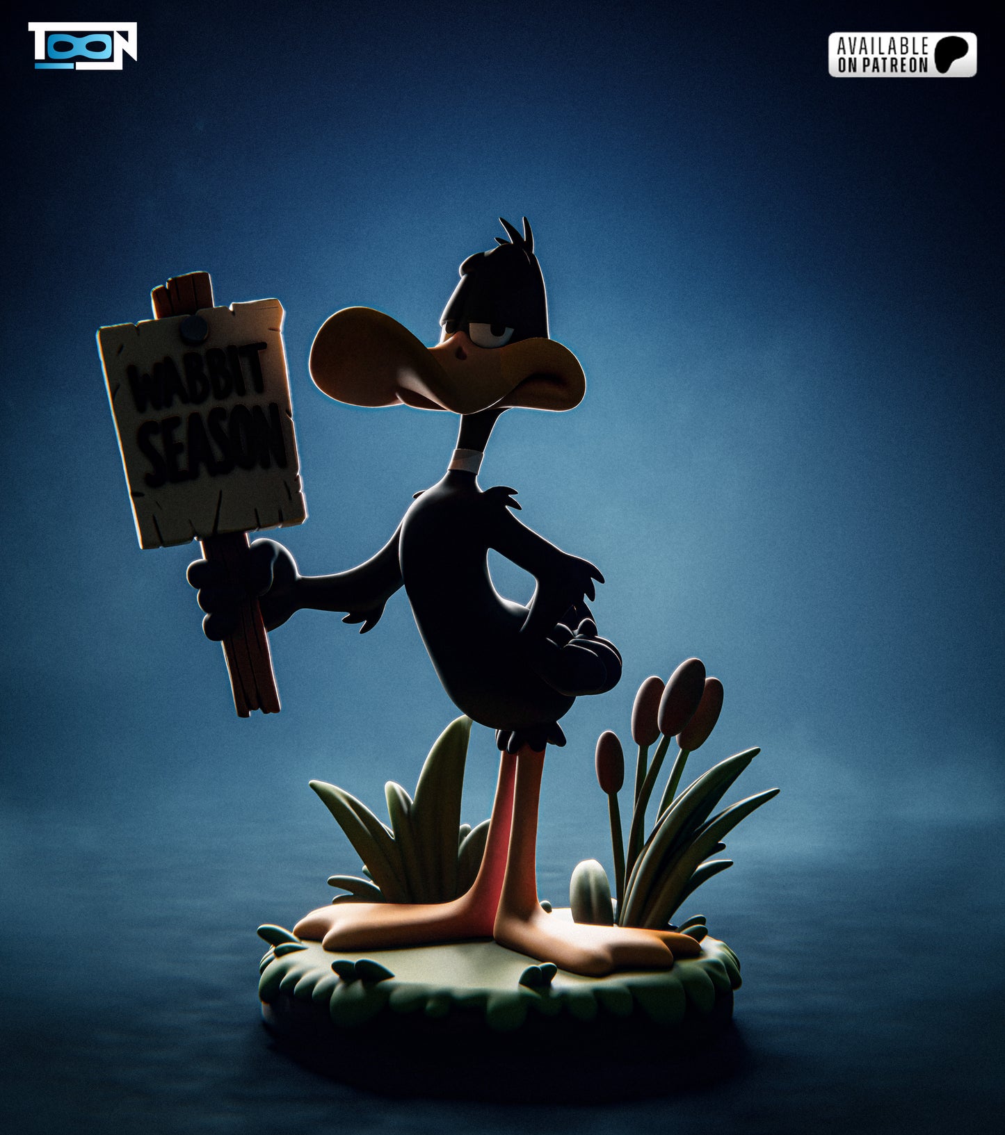 Daffy Duck (Looney Tunes) - 3D Printed Model Kit 1:6 Scale