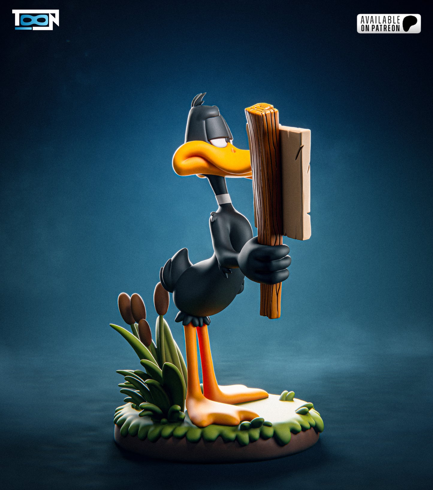 Daffy Duck (Looney Tunes) - 3D Printed Model Kit 1:6 Scale