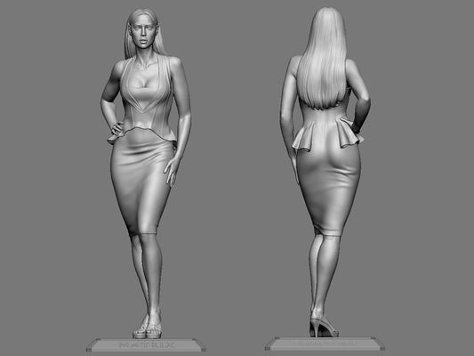 Persephone - 3D Printed Statue Model kit 240mm