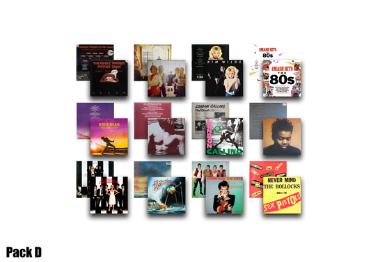 12 X Miniature Record LP Album Covers Various. Pack D Dolls house accessories