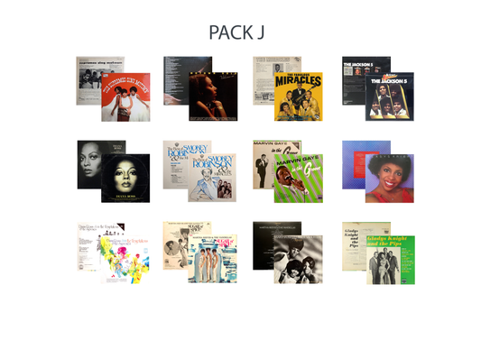 12 X Miniature Record LP Album Covers Various. Pack J Dolls house accessories