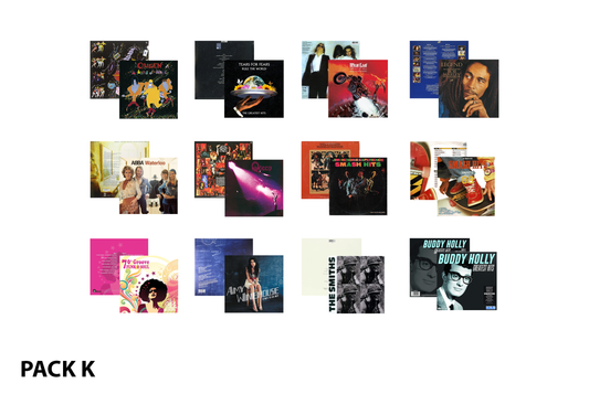 12 X Miniature Record LP Album Covers Various. Pack K Dolls house accessories