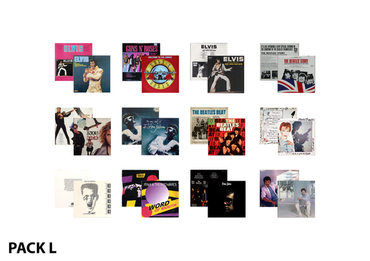12 X Miniature Record LP Album Covers Various. Pack L Dolls house accessories