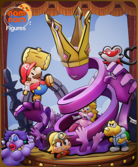 Paper Mario - 3D Printed Chibi Model Kit