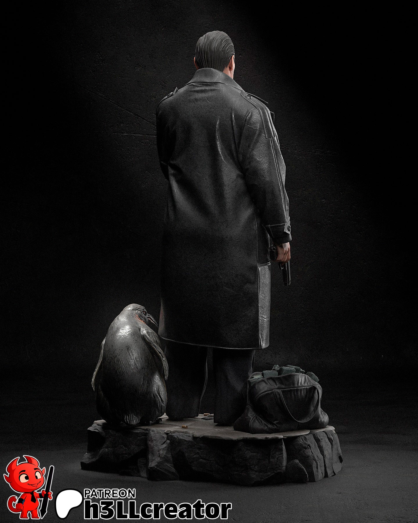 The Penguin Sculpture / Bust - 12 Scale