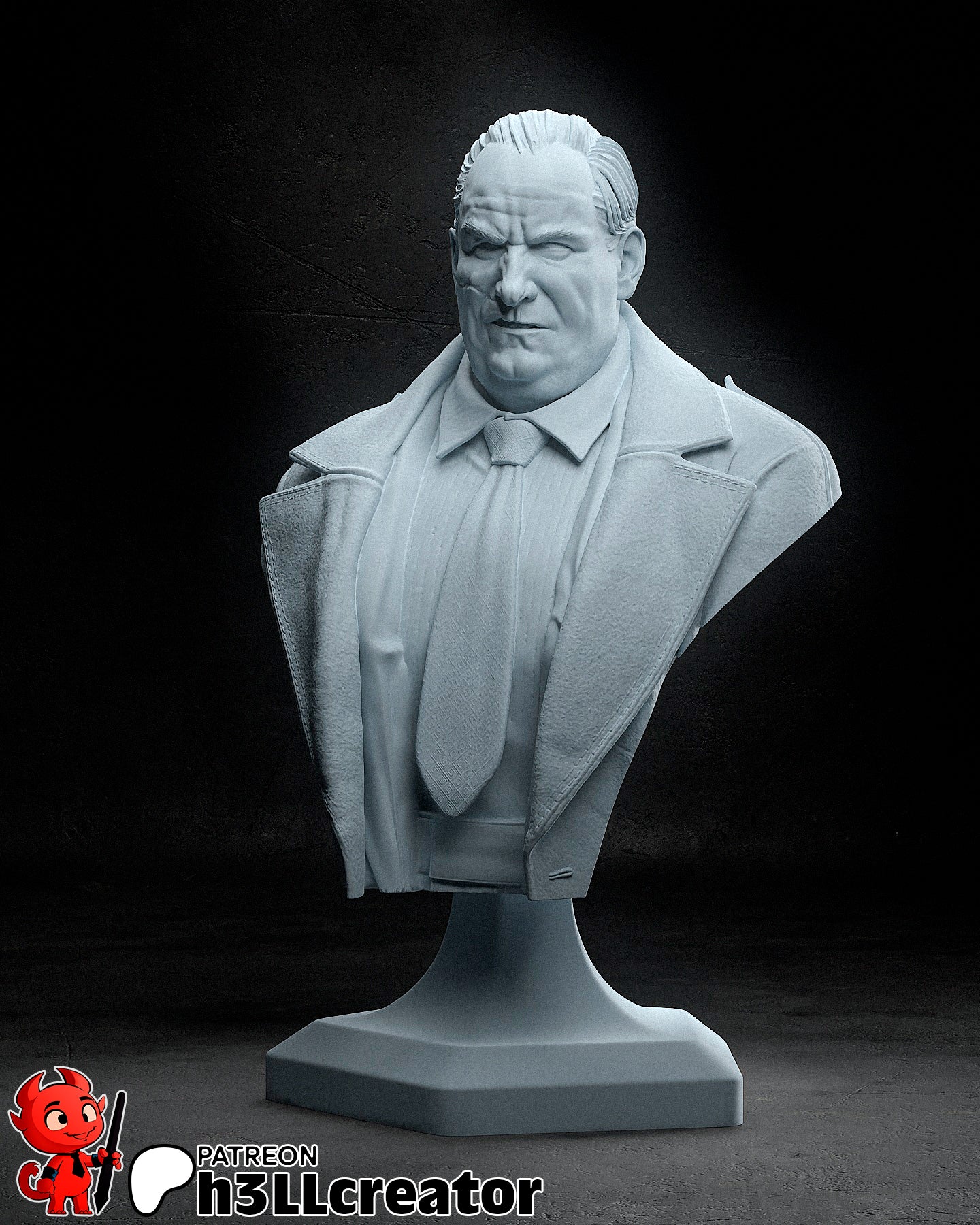 The Penguin Sculpture / Bust - 12 Scale