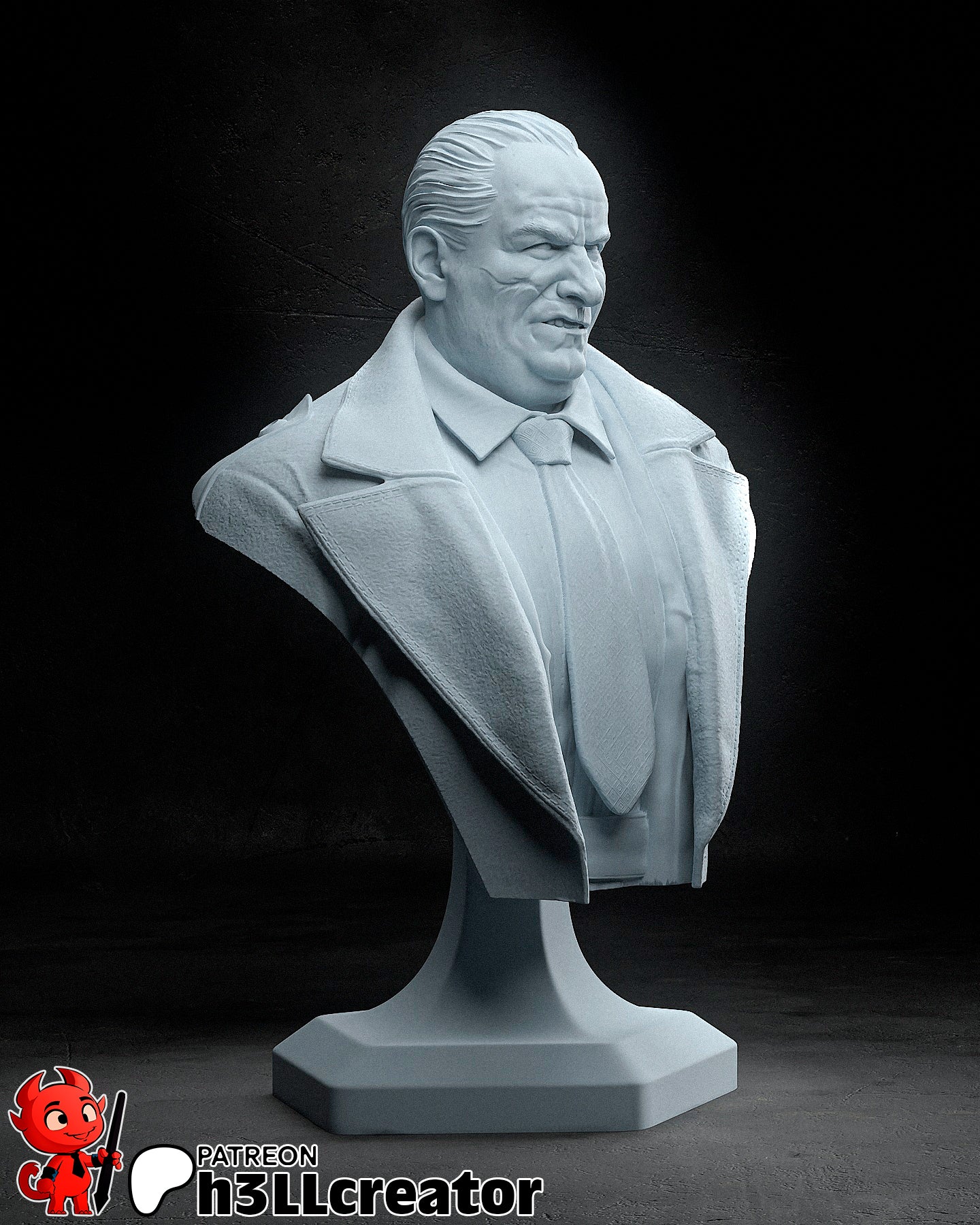 The Penguin Sculpture / Bust - 12 Scale