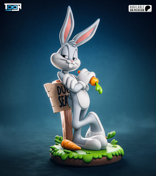 Bugs Bunny (Looney Tunes) - 3D Printed Model Kit 1:6 Scale