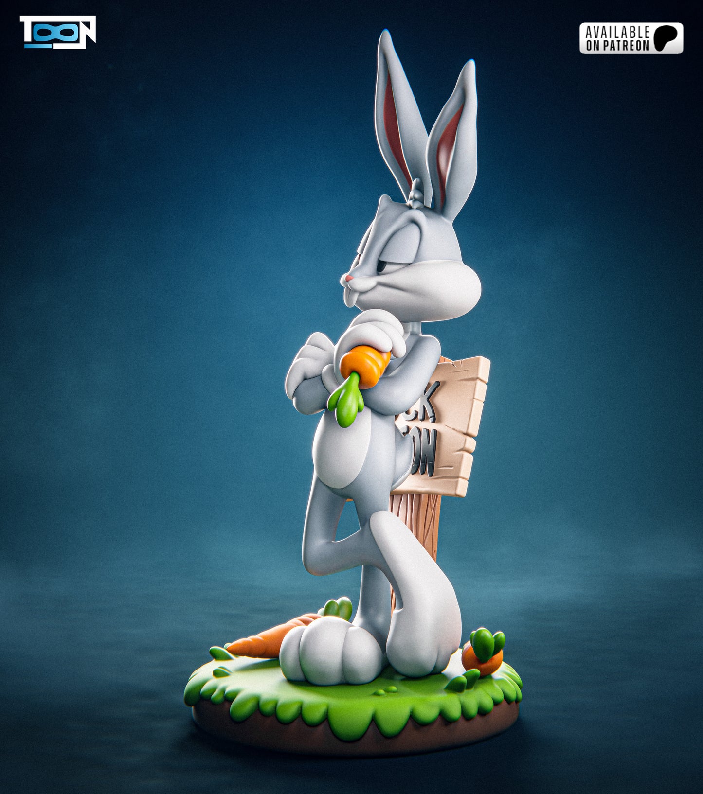 Bugs Bunny (Looney Tunes) - 3D Printed Model Kit 1:6 Scale