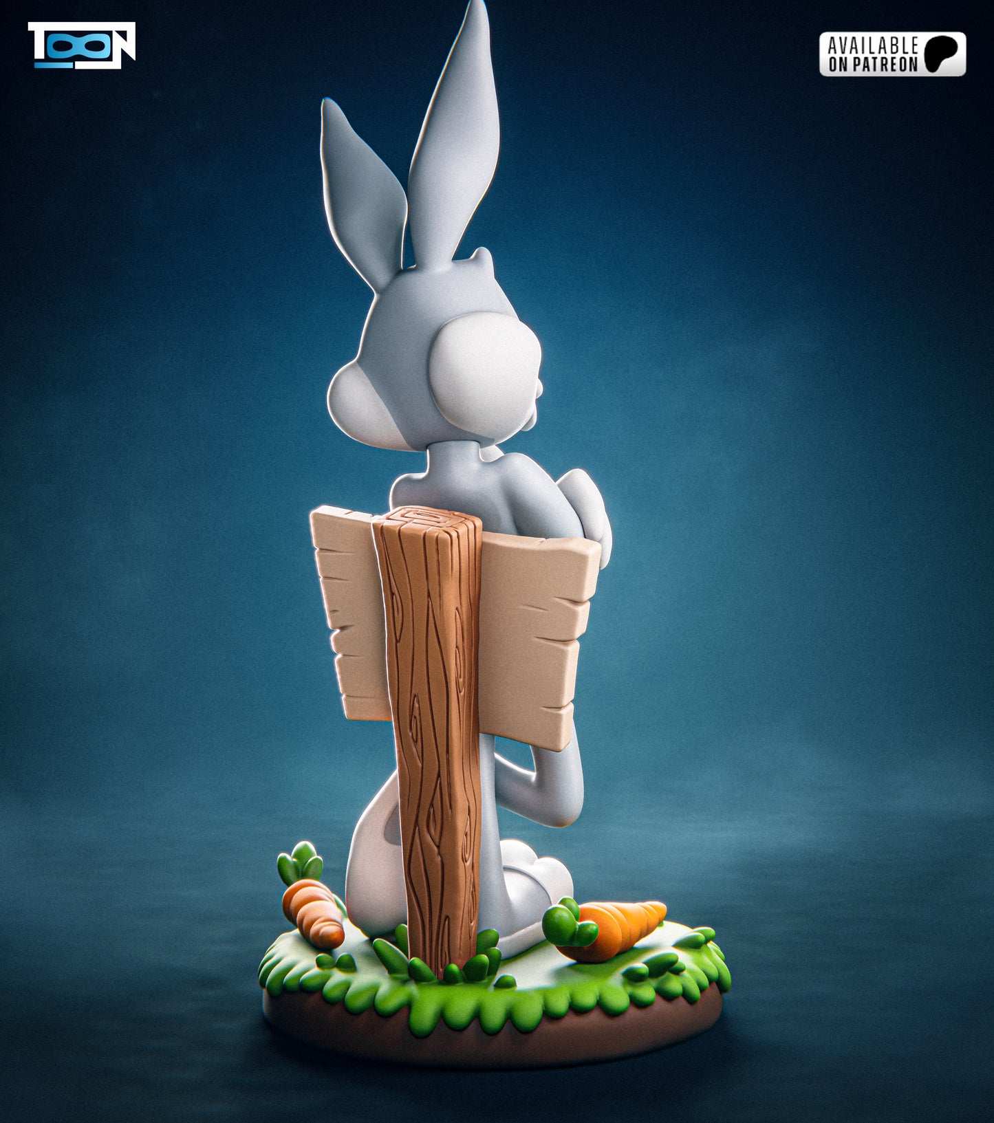 Bugs Bunny (Looney Tunes) - 3D Printed Model Kit 1:6 Scale