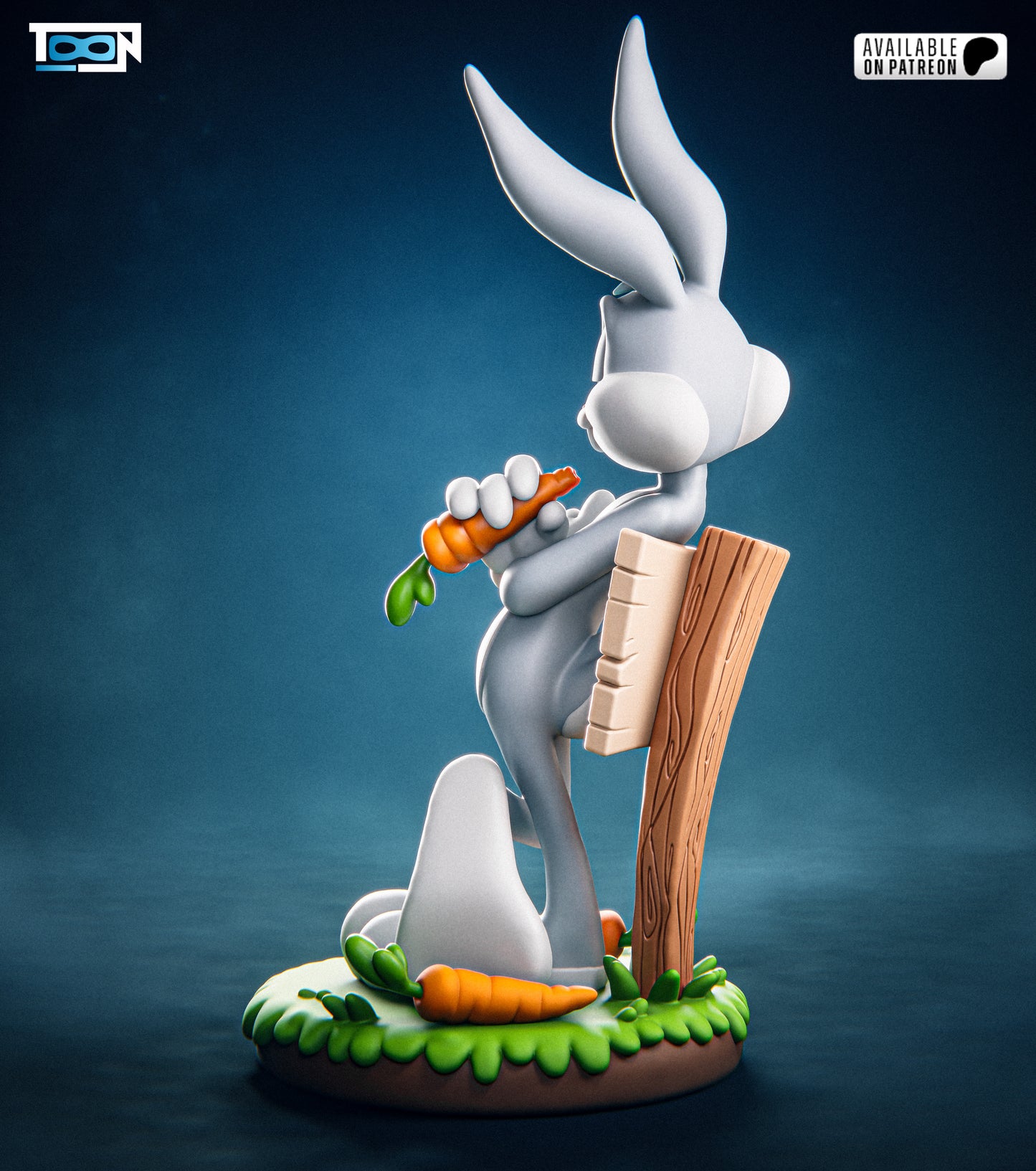 Bugs Bunny (Looney Tunes) - 3D Printed Model Kit 1:6 Scale