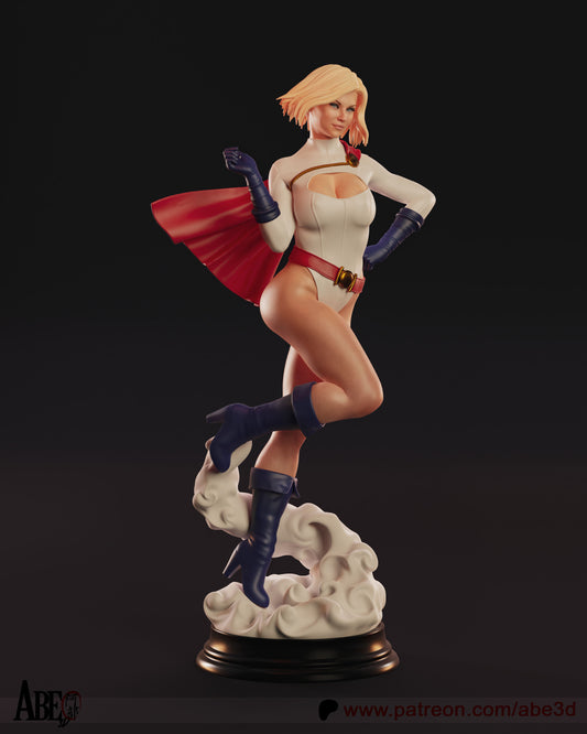 Power Girl - 3D Model Kit - 1:4 Scale