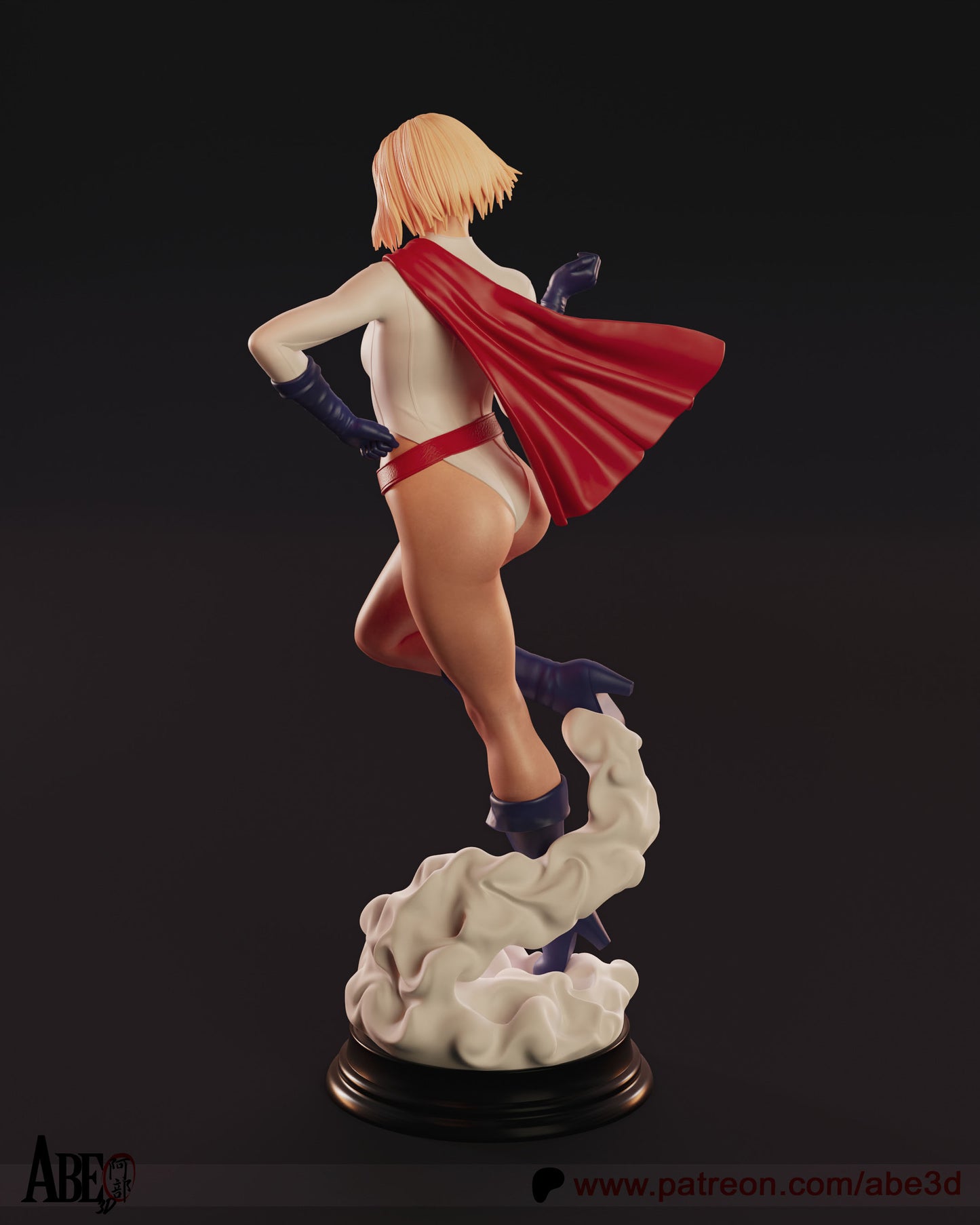 Power Girl - 3D Model Kit - 1:4 Scale