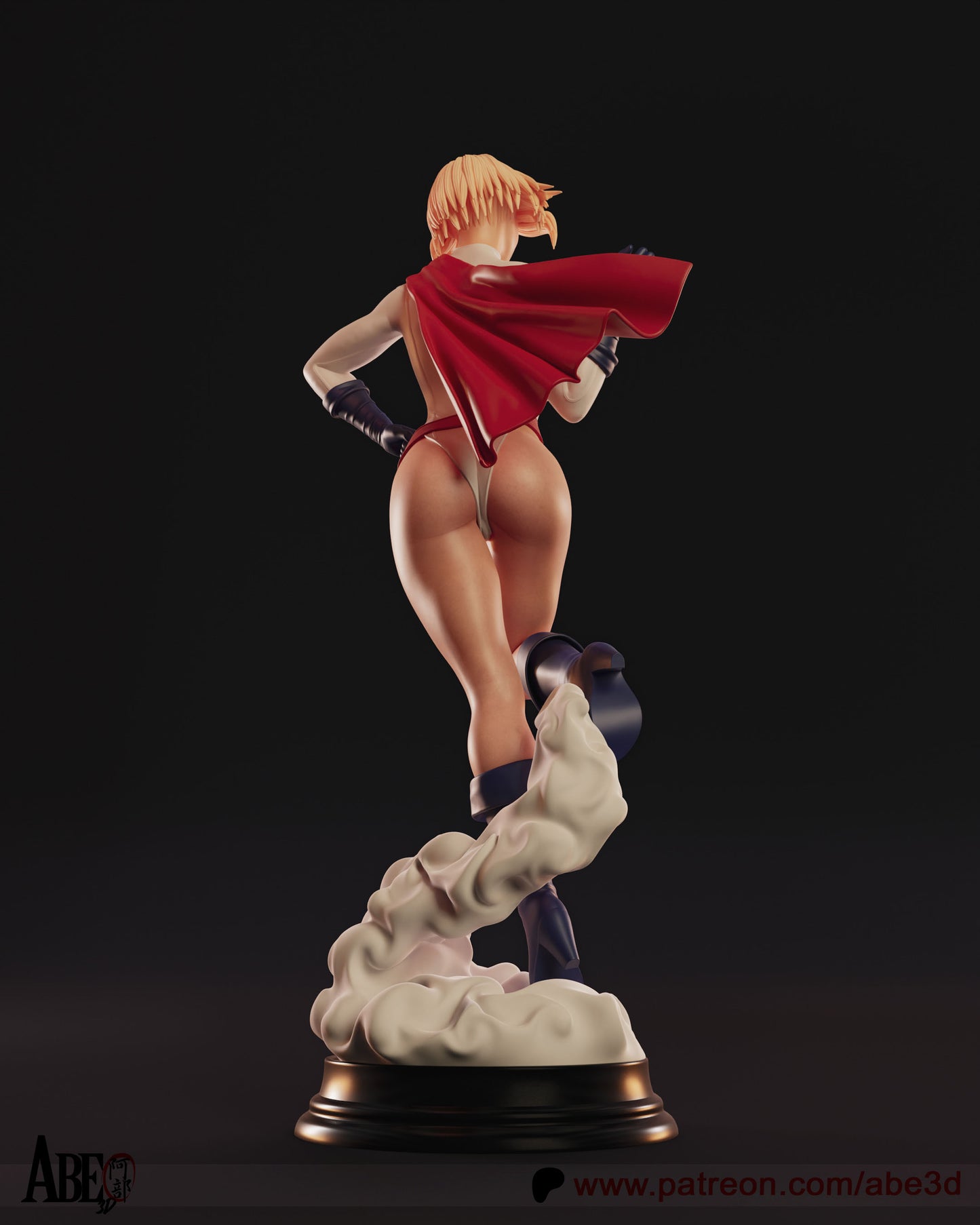 Power Girl - 3D Model Kit - 1:4 Scale