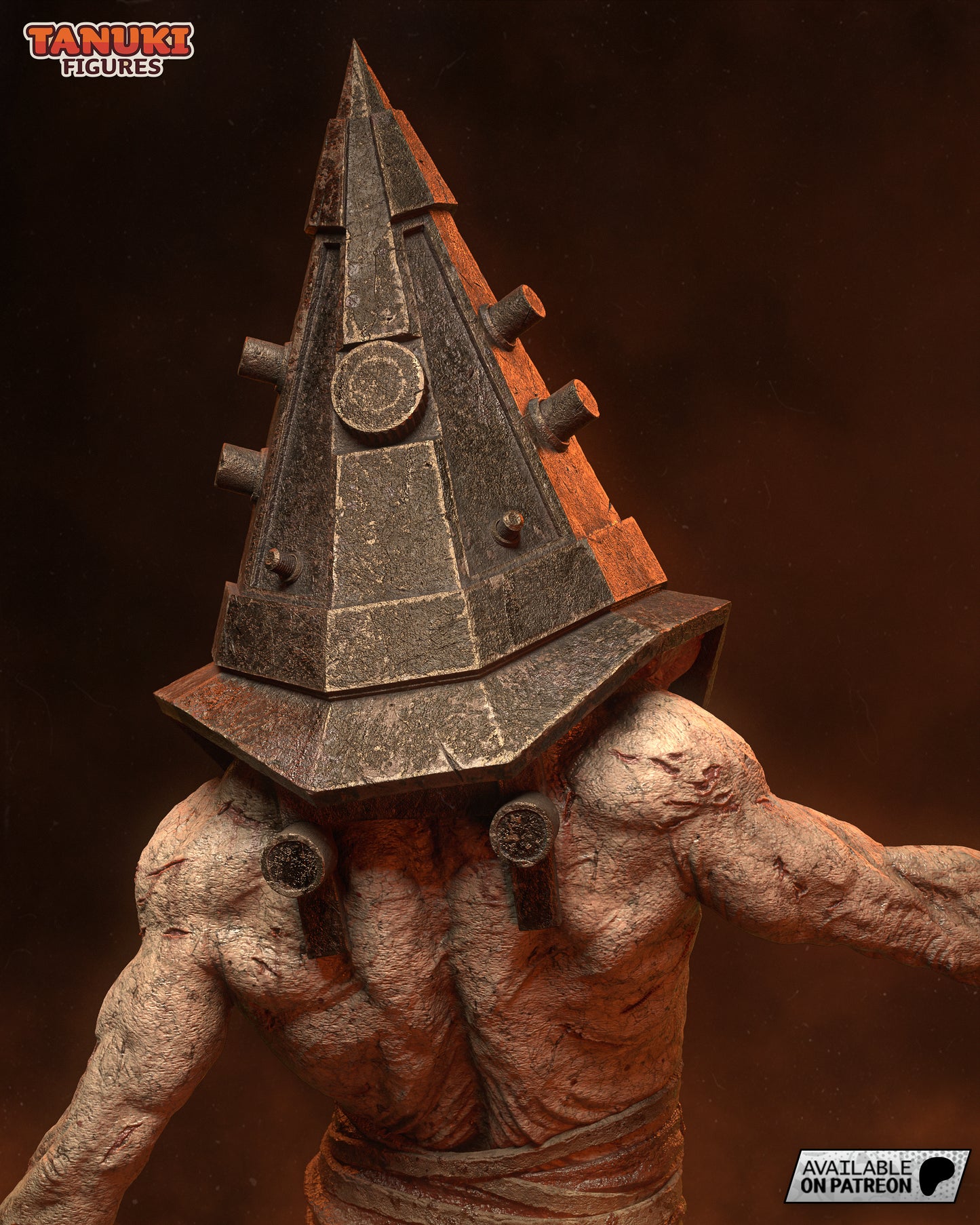 Pyramid Head (Silent Hill) H: 402mm - 3D Printed Statue