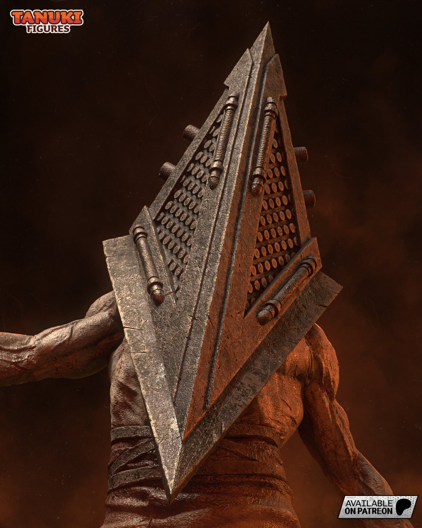 Pyramid Head (Silent Hill) H: 402mm - 3D Printed Statue