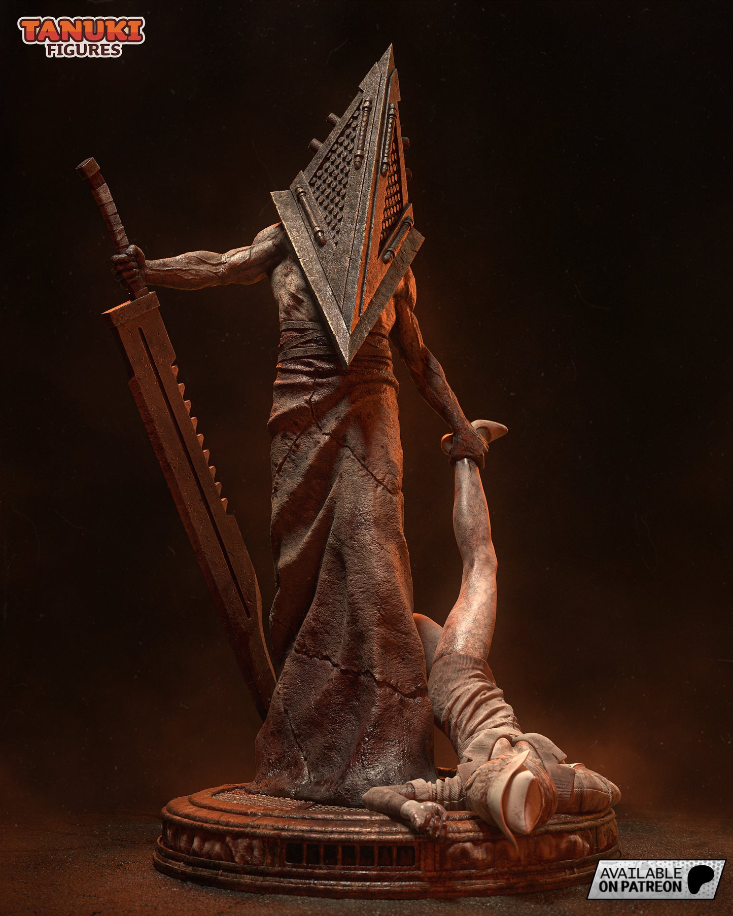 Pyramid Head (Silent Hill) H: 402mm - 3D Printed Statue
