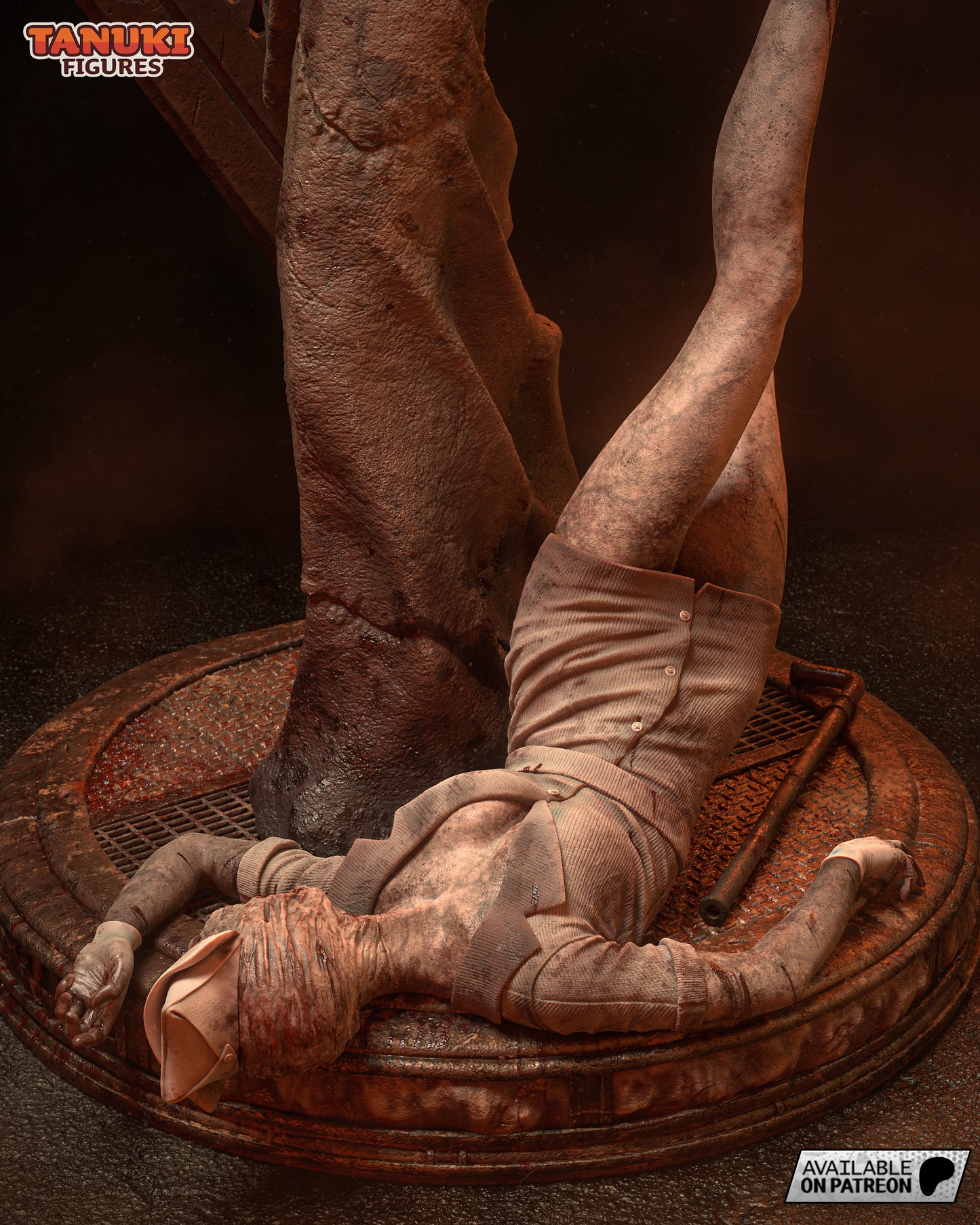 Pyramid Head (Silent Hill) H: 402mm - 3D Printed Statue