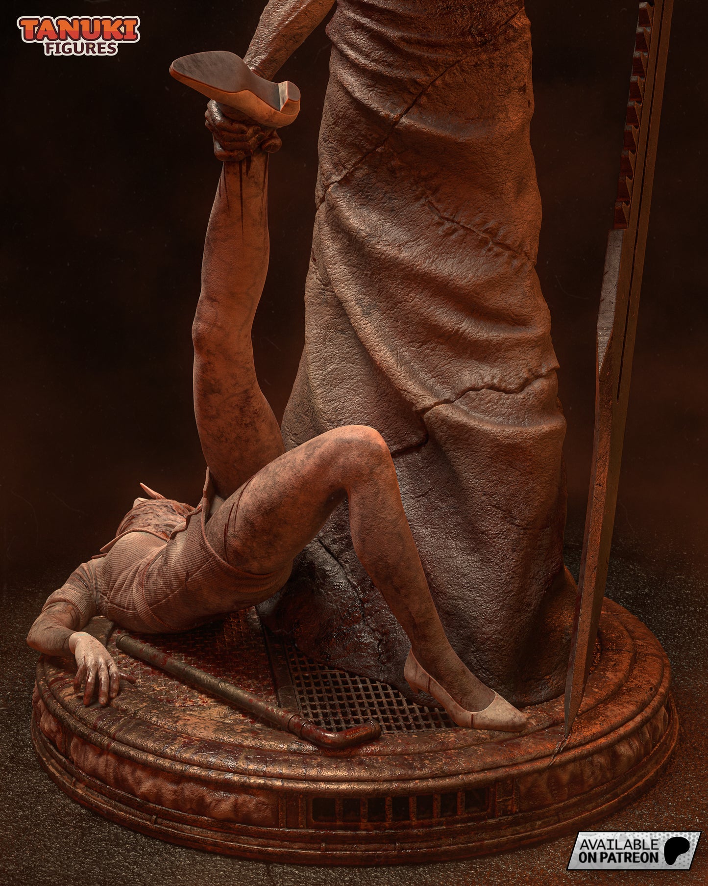 Pyramid Head (Silent Hill) H: 402mm - 3D Printed Statue