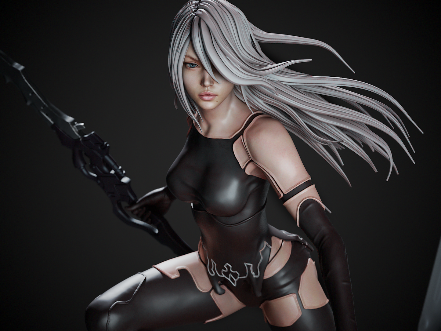 A2 (NieR) - 3D Printed Model Kit1:6 scale