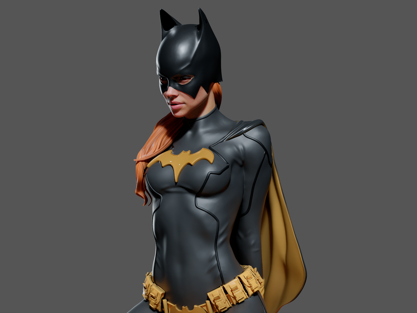 BatGirl 6 and  9 Scale 3D Printed Model Kit - Unpainted and Unassembled