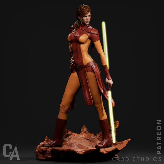 Bastila Shan (Fan Art) Sculpture - 6, 9 or 12 scale (327 - 164mm) - 3D Print