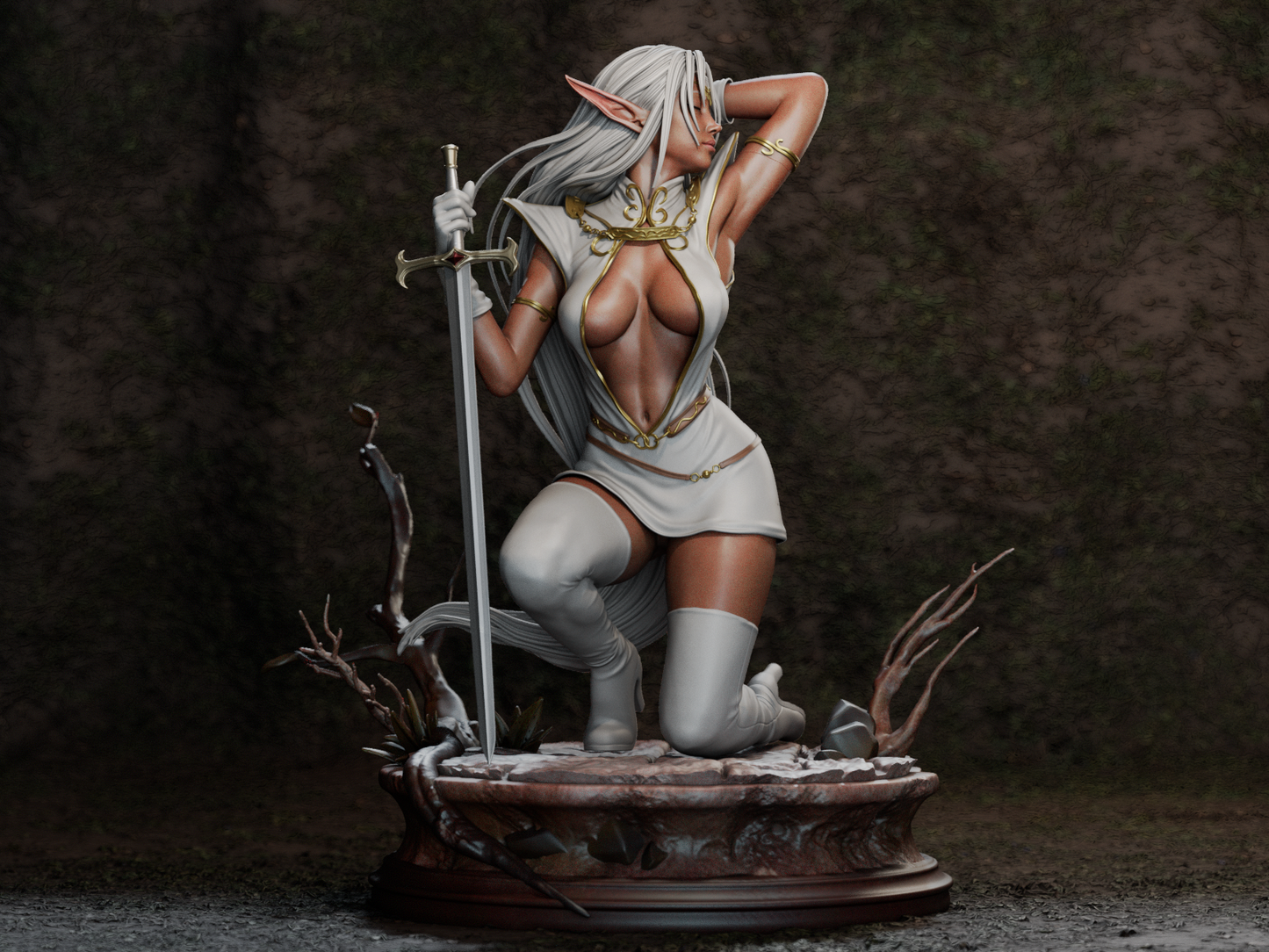 Pirotess (Record of Lodoss War) - Fan Art - 3D Print Model Kit - 1:6
