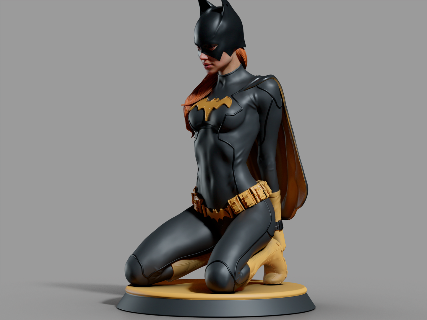 BatGirl 6 and  9 Scale 3D Printed Model Kit - Unpainted and Unassembled
