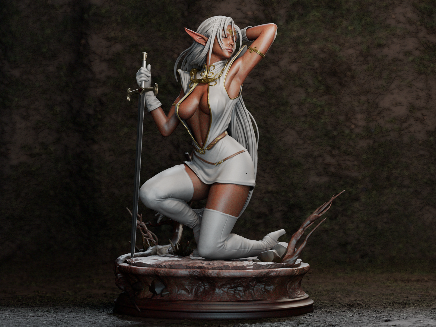 Pirotess (Record of Lodoss War) - Fan Art - 3D Print Model Kit - 1:6