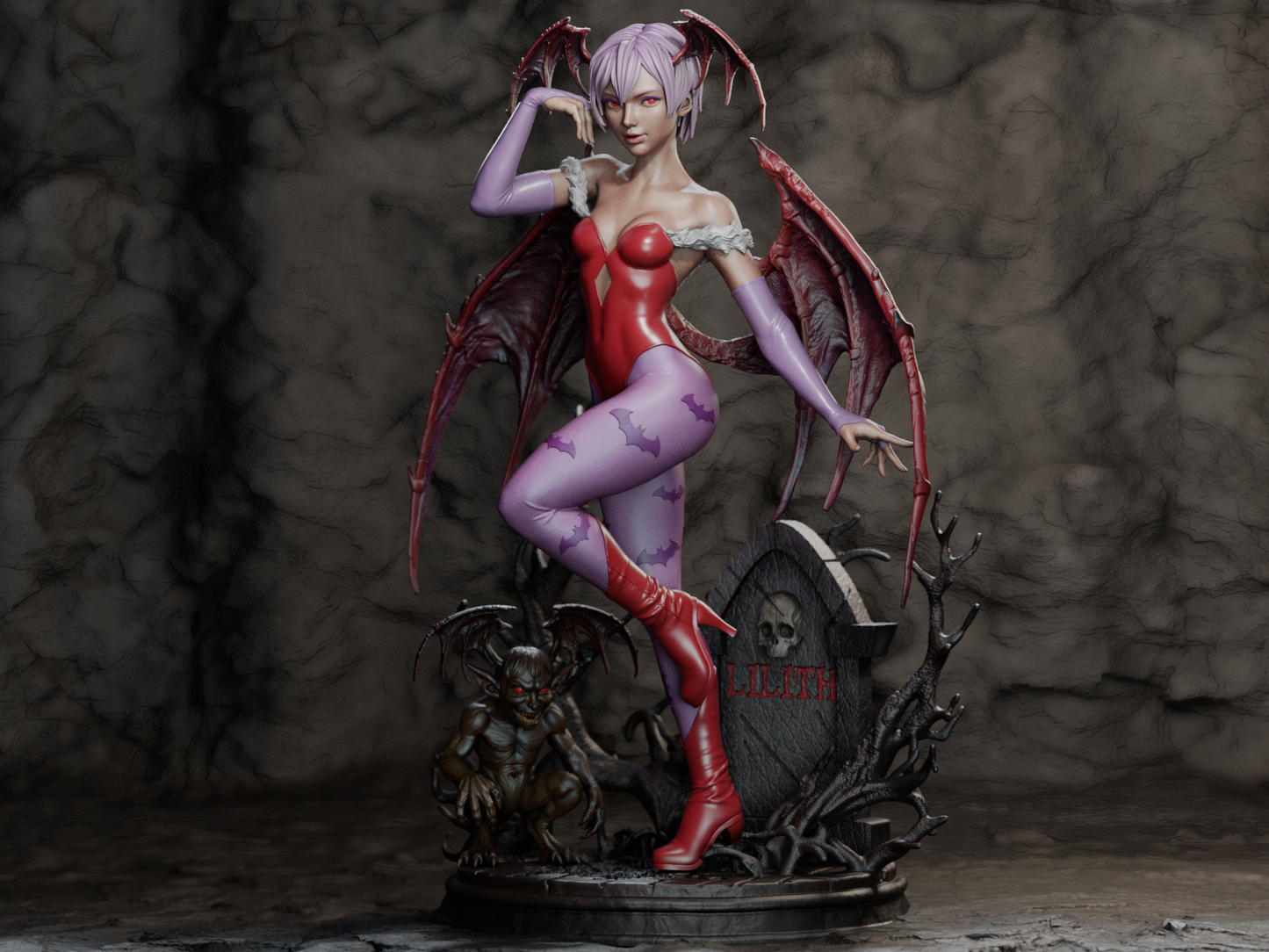 Lilith (Diablo) - Fan Art - 3D Print Model Kit - 1:6