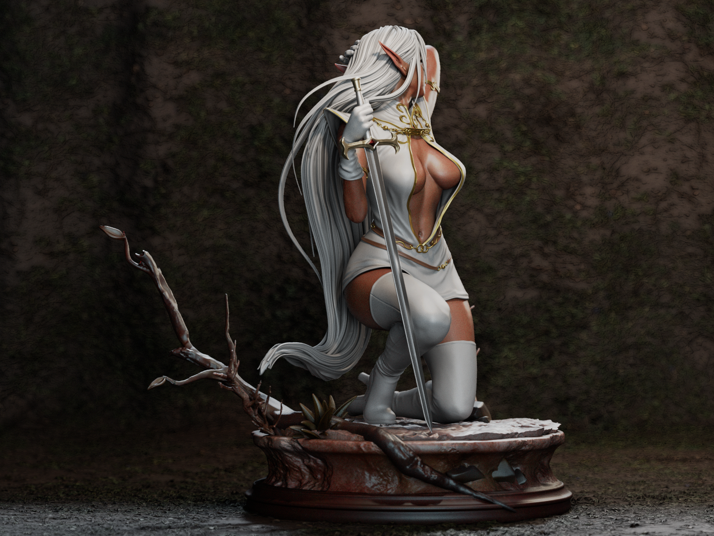 Pirotess (Record of Lodoss War) - Fan Art - 3D Print Model Kit - 1:6
