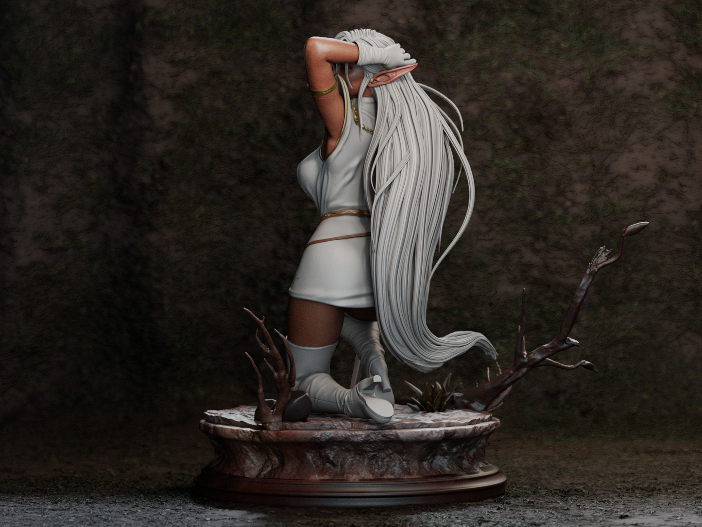 Pirotess (Record of Lodoss War) - Fan Art - 3D Print Model Kit - 1:6