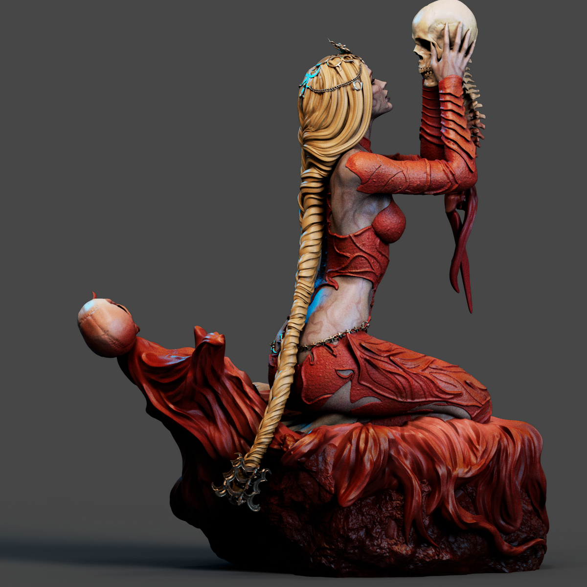 Orin the Red - 3D Printed Statue - 9 Scale Model Kit